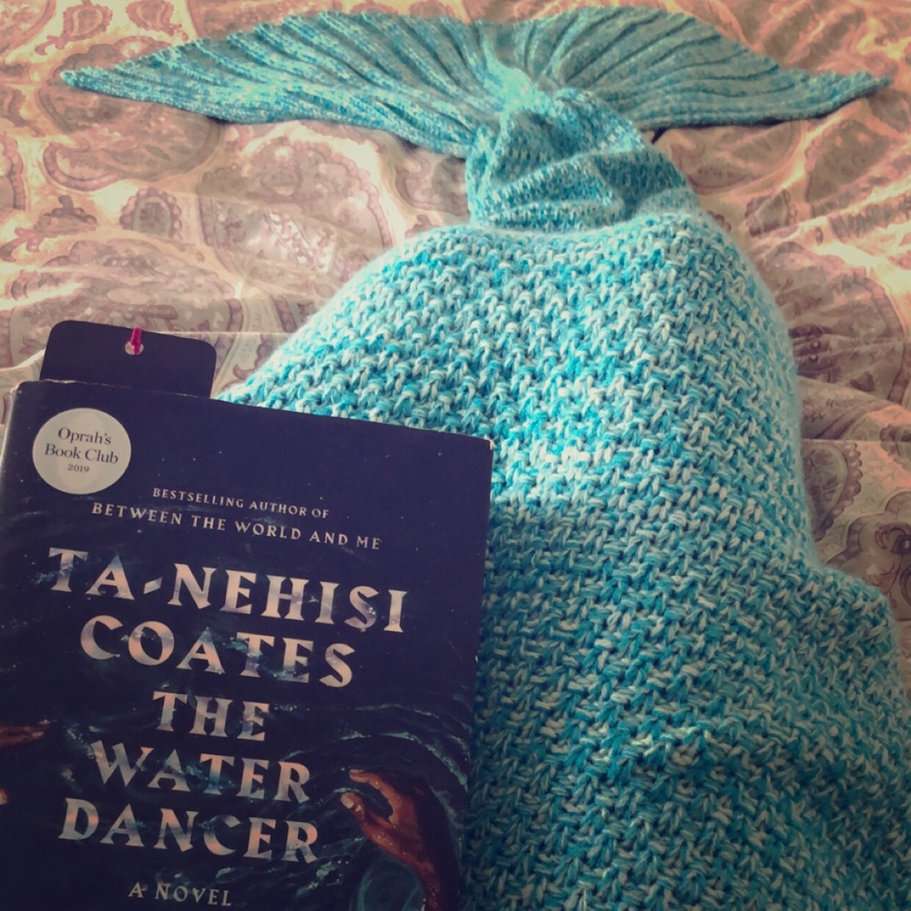 Mermaid Tail Blanket in a Rich Teal color